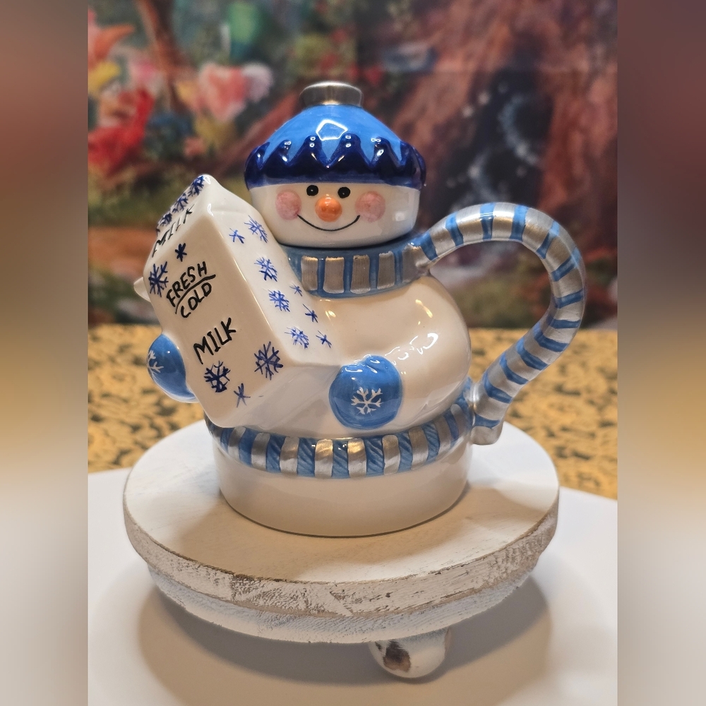 Vintage Houston Havest Gift Products Snowman Creamer [ Read Details ]